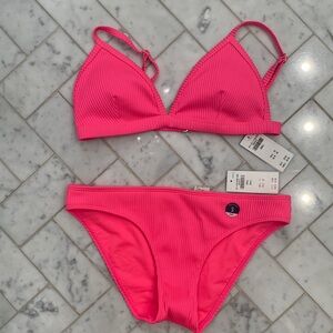Hot pink Hollister bikini